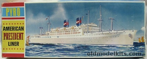 Pyro 1/547 American President Liner President Wilson or Cleveland, C279-200 plastic model kit